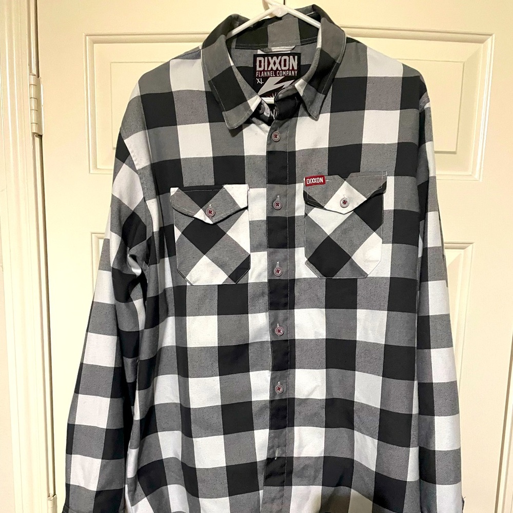 Mens Dixxon Flannel Long Sleeve Shirt -"Pinnacle" -  XL - Like New!
